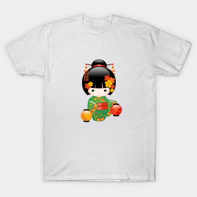 Fall Kokeshi Doll